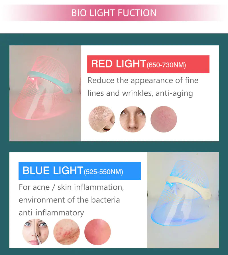 Mascarilla LED 7 colores — imagen 11