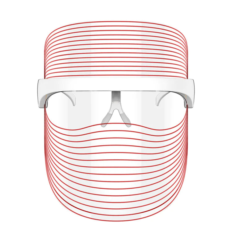 Mascarilla LED — vista de los colores de luz disponibles