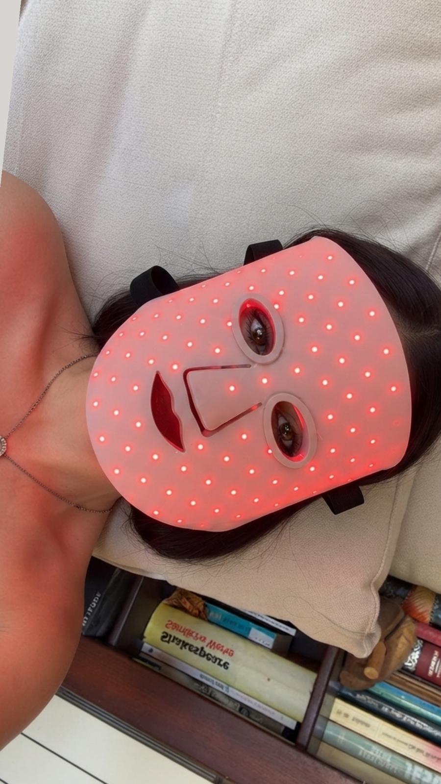 Mascarilla LED de Rostro y Cuello