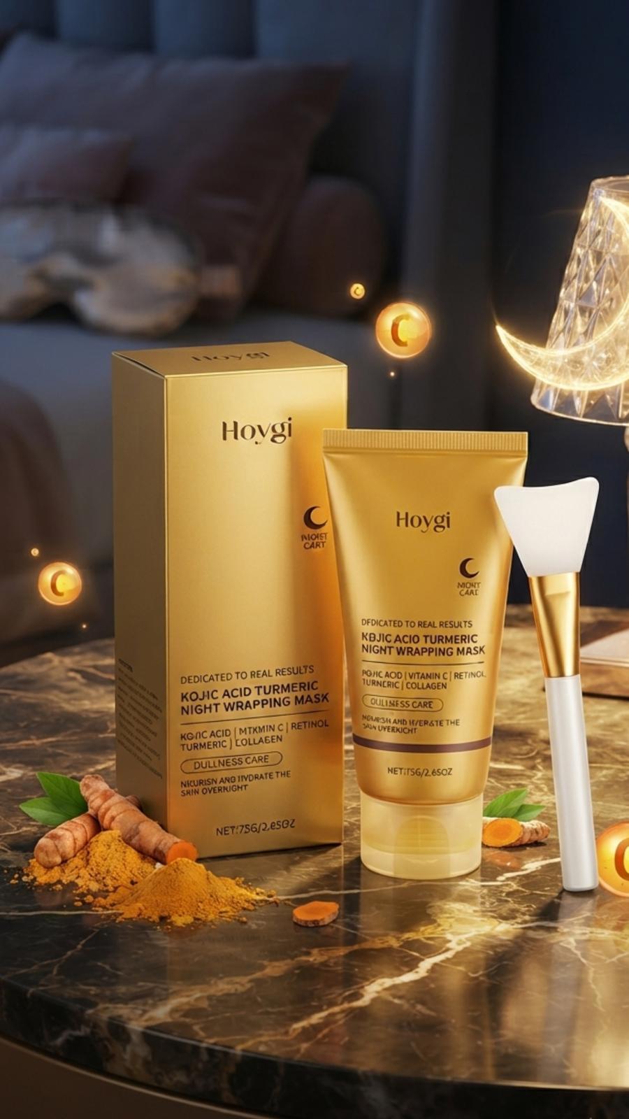 Mascarilla Facial Peel-Off de Cúrcuma y Colágeno